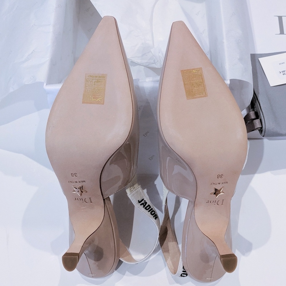 SOLD!🆕❤DIOR J'adior 🎀Ribbon🎀slingback pumps - Picture 6 of 8